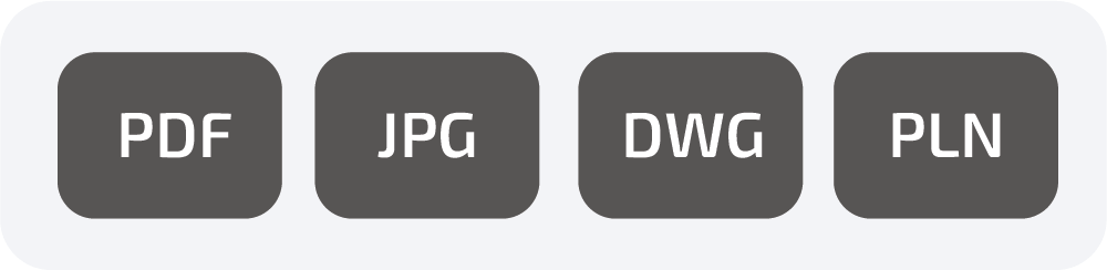 Pläne digitaliseren in DWG, PDF oder JPG Format